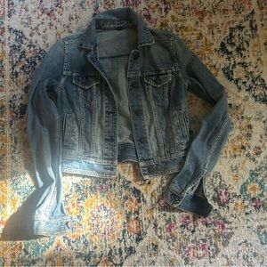 AMERICAN EAGLE OUTFITTERS Light Blue Jean Jacket